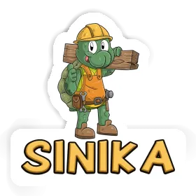 Sticker Sinika Construction worker Image