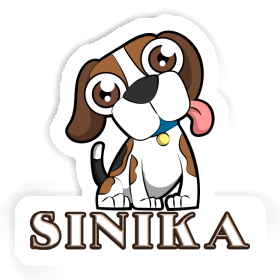 Aufkleber Beagle Sinika Image