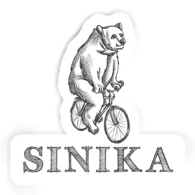 Sinika Sticker Bicycle rider Image