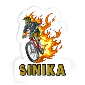 Sticker Mountainbiker Sinika Image