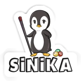 Sinika Sticker Billiards Player Image