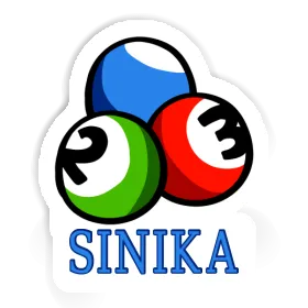 Sticker Sinika Billiard Ball Image