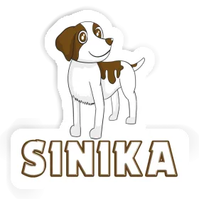 Sticker Sinika Bretagne Hund Image