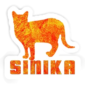 Sticker Sinika Cat Image