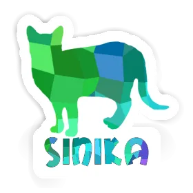 Sticker Sinika Cat Image