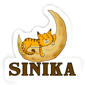 Sticker Sleeping Cat Sinika Image