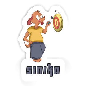 Sinika Sticker Dartspieler Image