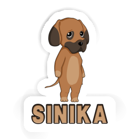 Autocollant Dogue allemand Sinika Image