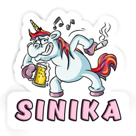 Sinika Sticker Party Unicorn Image