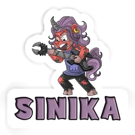 Rocking Unicorn Sticker Sinika Image