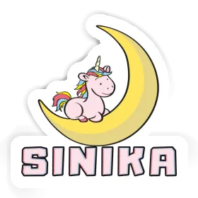 Moon Unicorn Sticker Sinika Image