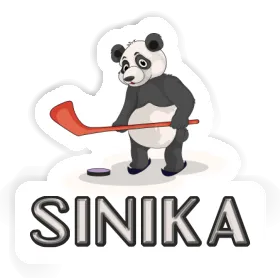 Sticker Sinika Ice Hockey Panda Image