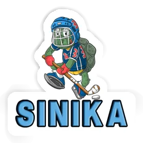 Eishockeyspieler Aufkleber Sinika Image