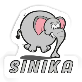 Elephant Sticker Sinika Image