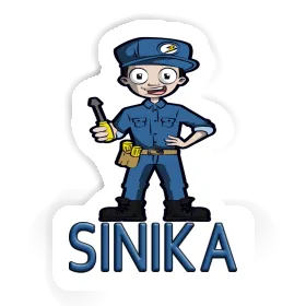 Sticker Sinika Elektriker Image