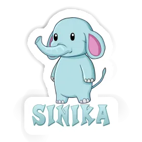 Sinika Sticker Elephant Image