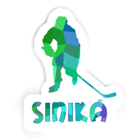 Hockey Player Sticker Sinika Image