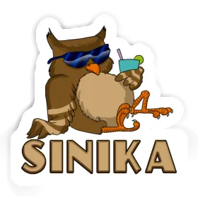 Sticker Sinika Cool Owl Image