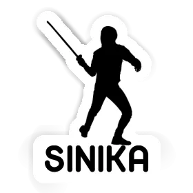 Sinika Sticker Fencer Image