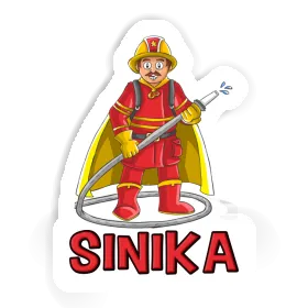 Firefighter Sticker Sinika Image