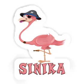 Aufkleber Sinika Flamingo Image