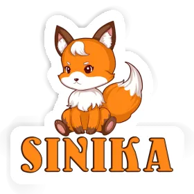 Sticker Sinika Sitting Fox Image