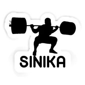 Weightlifter Sticker Sinika Image