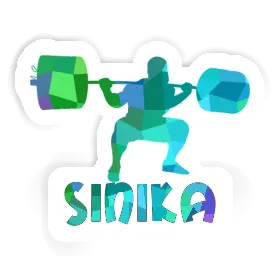 Weightlifter Sticker Sinika Image