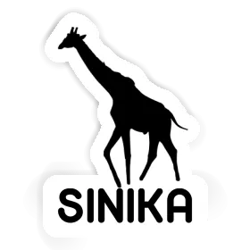 Sinika Aufkleber Giraffe Image