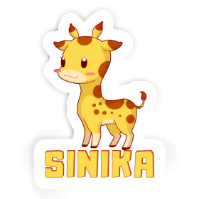 Sticker Giraffe Sinika Image