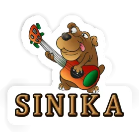 Autocollant Guitariste Sinika Image