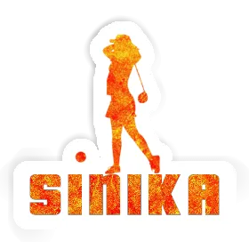 Sticker Golfer Sinika Image