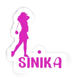 Golfer Sticker Sinika Image