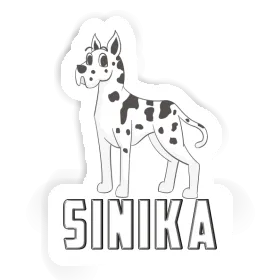 Sticker Sinika Great Dane Dog Image