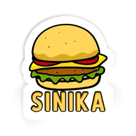 Autocollant Hamburger Sinika Image