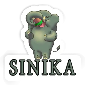 Elephant Sticker Sinika Image