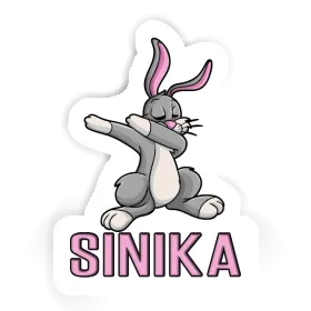 Dabbing Hare Sticker Sinika Image