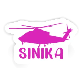 Hubschrauber Aufkleber Sinika Image