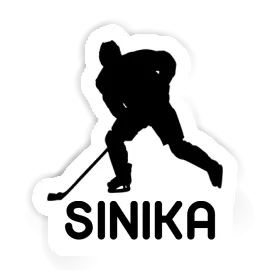 Hockey Player Sticker Sinika Image