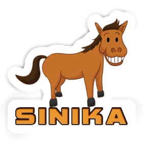 Autocollant Sinika Cheval sourire Image