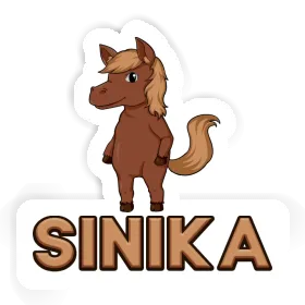 Sinika Autocollant Cheval Image