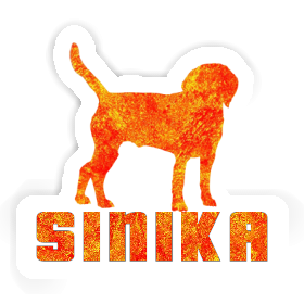 Autocollant Chien Sinika Image