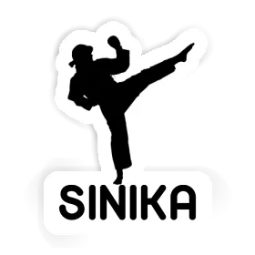 Sinika Aufkleber Karateka Image