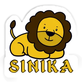 Sinika Autocollant Lion Image