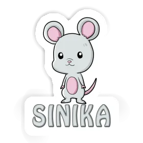 Aufkleber Maus Sinika Image