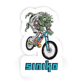 Sticker Downhill-Biker Sinika Image