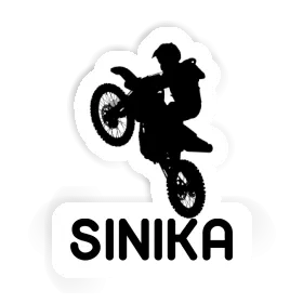 Sinika Sticker Motocross-Fahrer Image