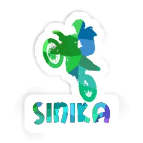 Sinika Aufkleber Motocross-Fahrer Image