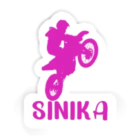 Motocross-Fahrer Aufkleber Sinika Image