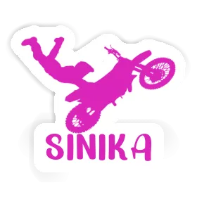 Aufkleber Sinika Motocross-Fahrer Image